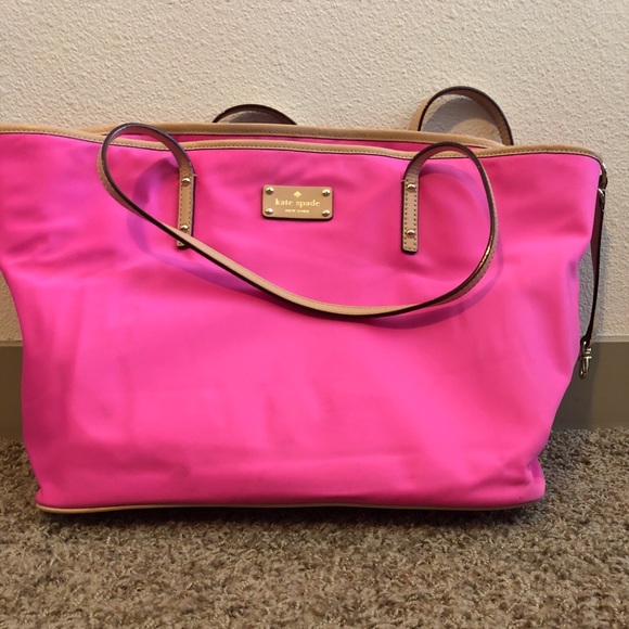 pink kate spade diaper bolsa